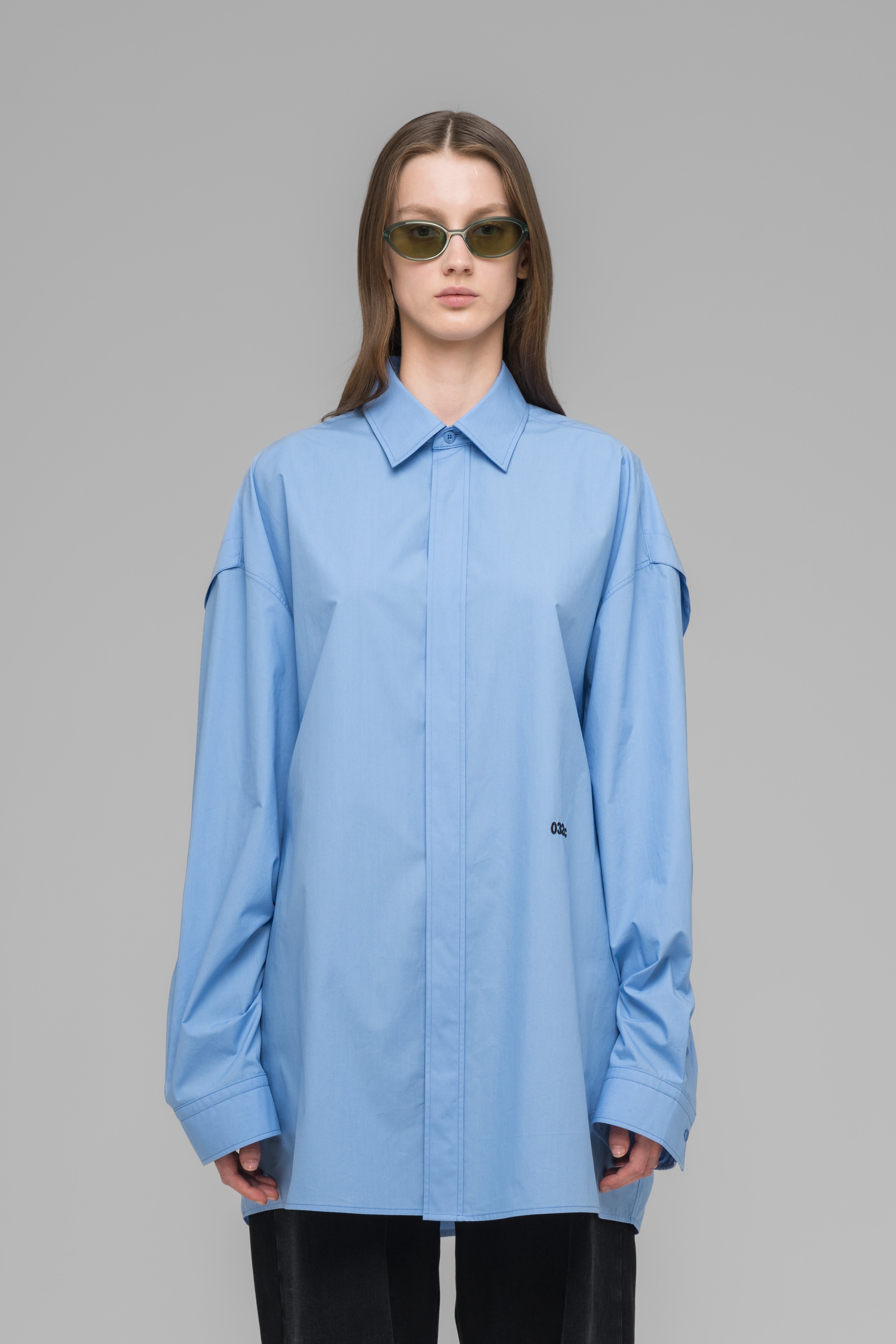 "PLEASE STEAM" OVERSIZED SHIRT