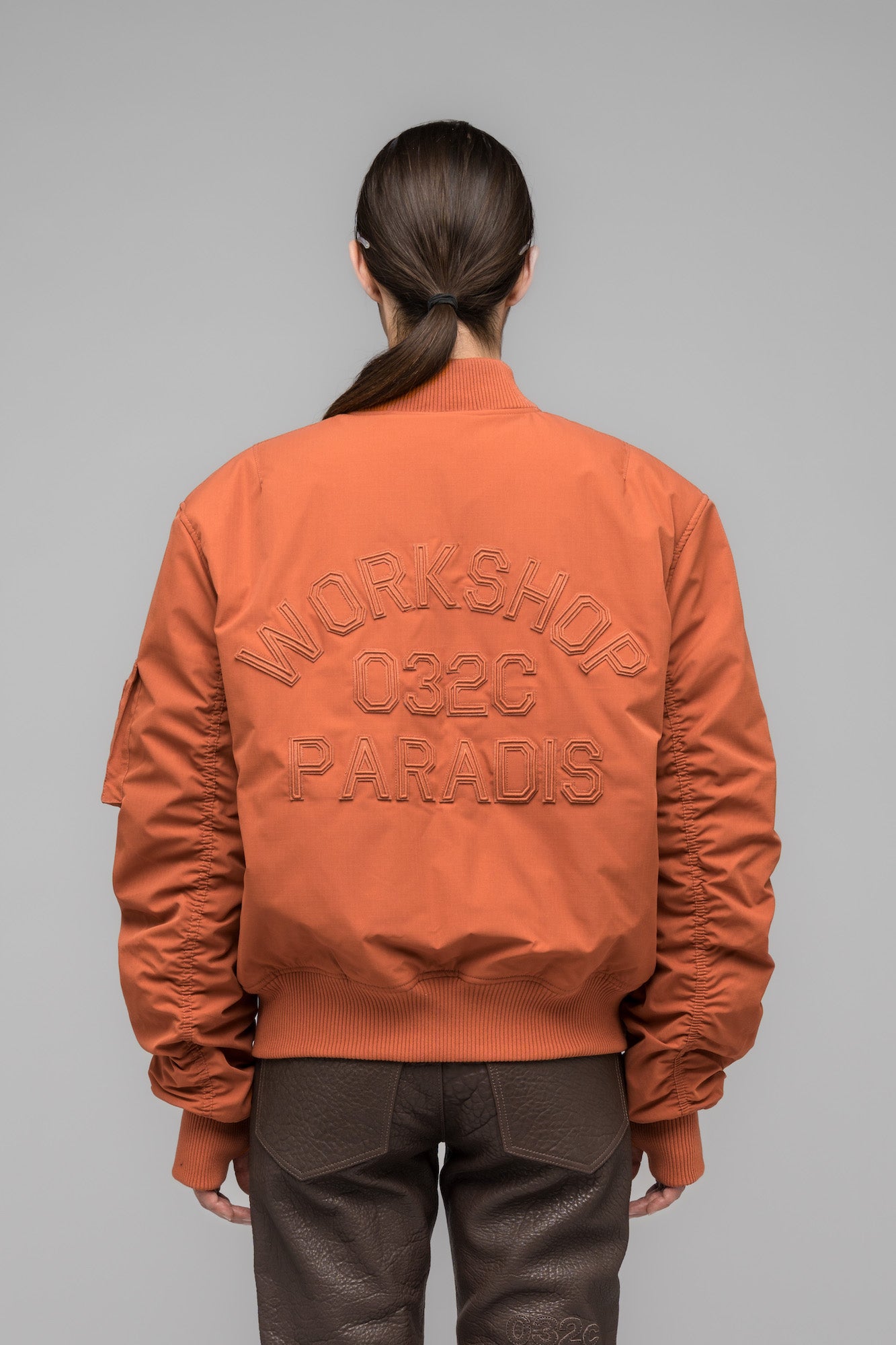 "COLLEGE" CLASSIC BOMBER JACKET - 032c