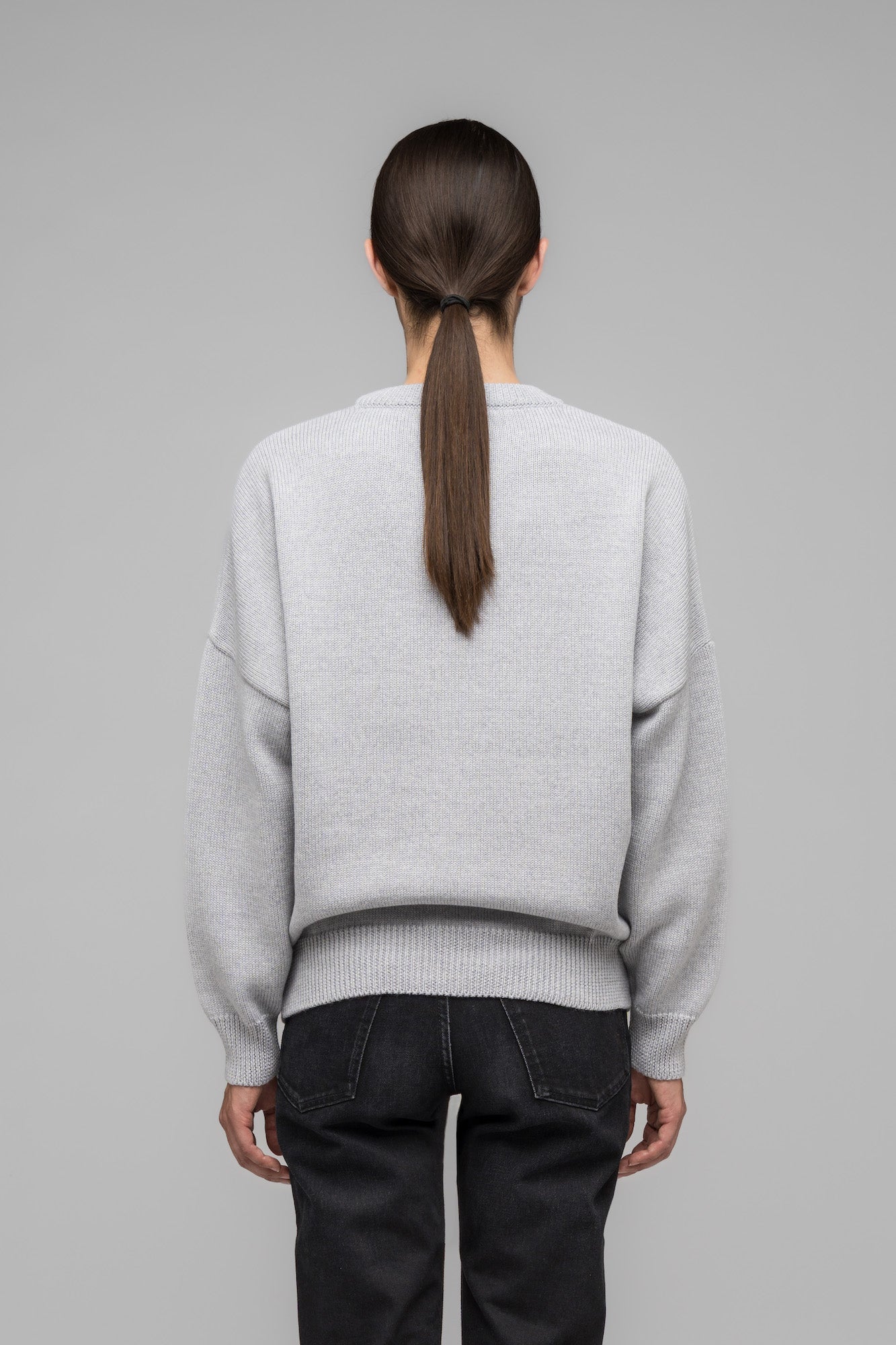 SELFIE SWEATER GREY MELANGE - 032c