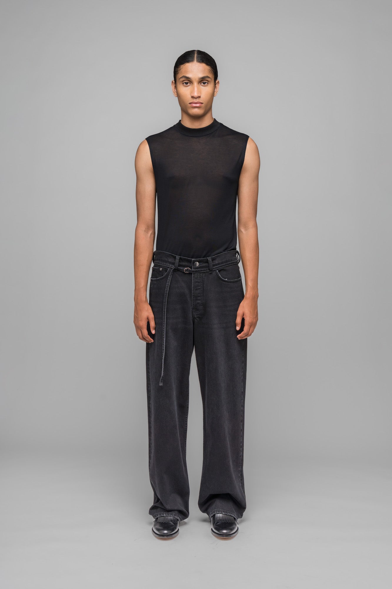 "DOWN TO EARTH" WIDE LEG JEAN