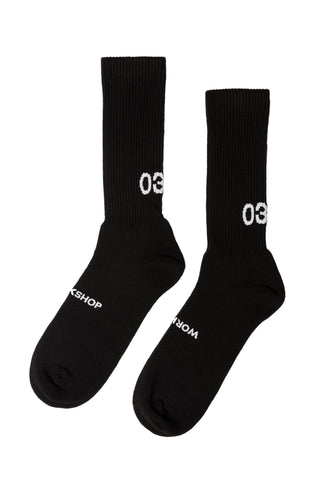 032c Socks Workshop Black/White