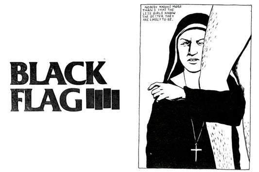 Surprisingly slick art direction from the chaotic world of hardcore punk