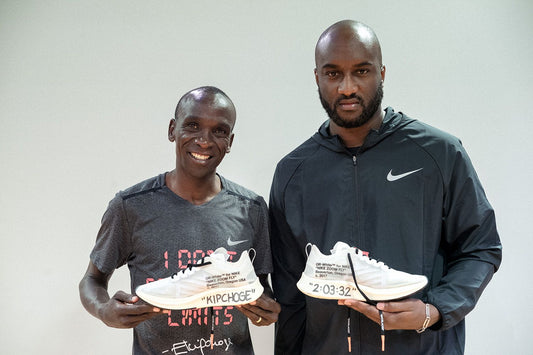 2017: 2:03:32, 2018: 2:01:39. We Salute Marathon World Record Breaker ELIUD KIPCHOGE