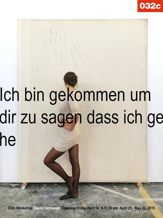 HARMONY KORINE interviews DAVID OSTROWSKI for Ich bin gekommen um dir zu sagen dass ich gehe