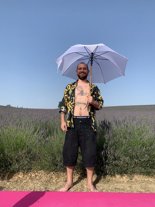 Photo Diary: MARC GOEHRING Plays Hide & Seek in the Lavender Fields at JACQUEMUS’ 10 Year Anniversary