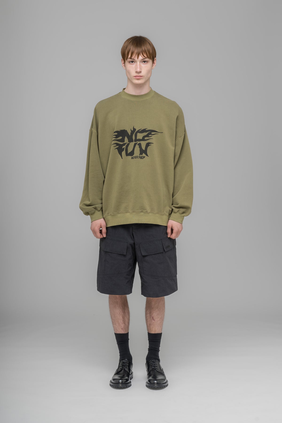 "NO FUN" OVERSIZED CREWNECK