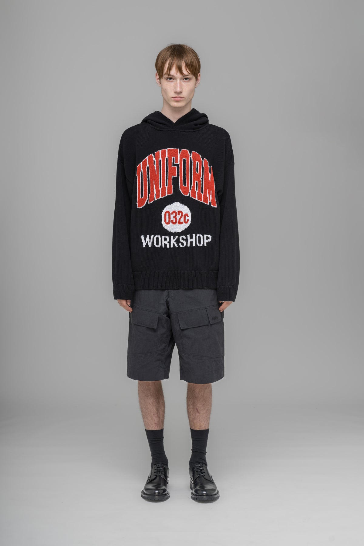 "LUCKY STRIKE" HOODED KNIT