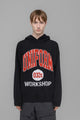 "LUCKY STRIKE" HOODED KNIT