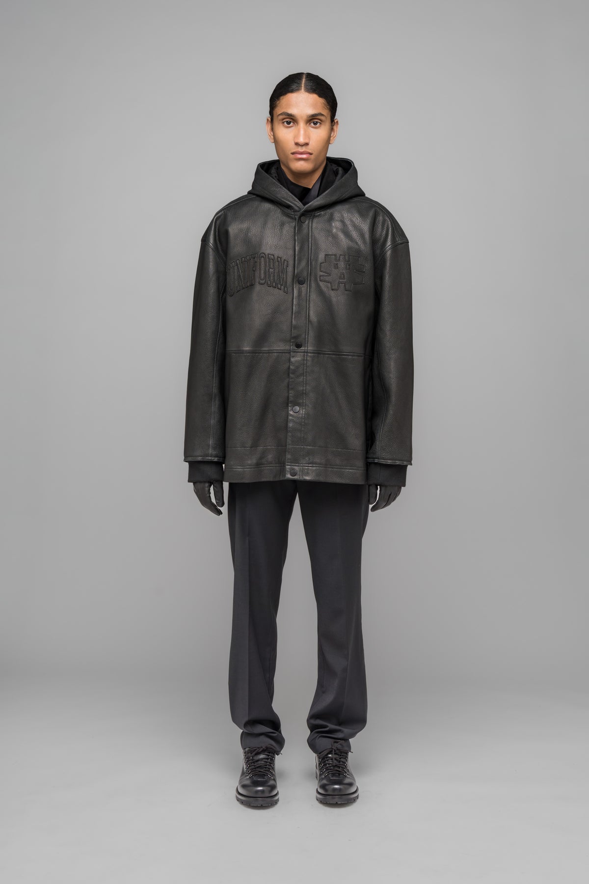 LEATHER COACH JACKET