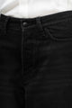 "DOWN TO EARTH" WIDE LEG JEAN WASHED BLACK