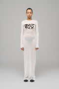 "BLACK SUN" FINE RIB DRESS