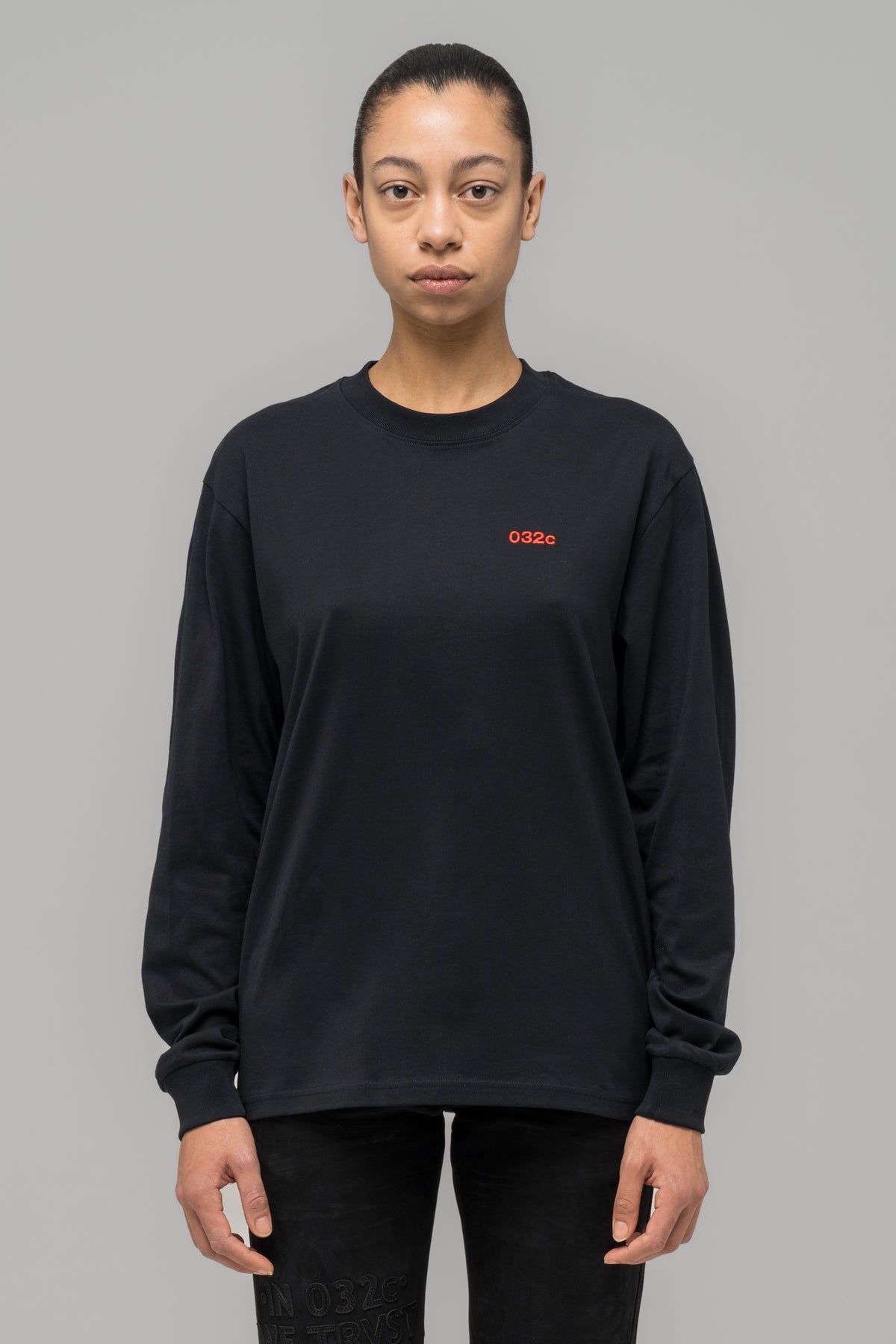 032c Classics GOTS Longsleeve Black