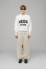 "SELFIE" SWEATER WHITE/BLACK