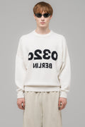 "SELFIE" SWEATER WHITE/BLACK