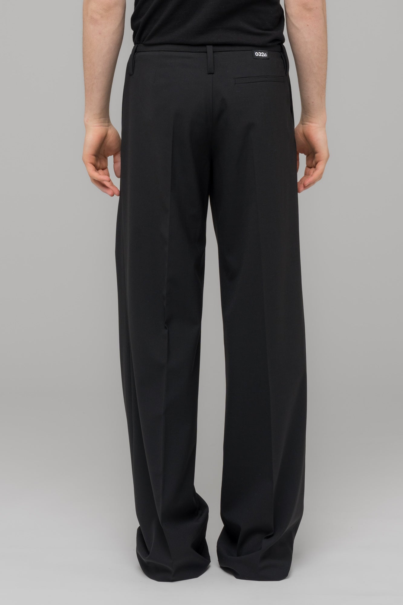 WIDE LEG SUIT TROUSSERS