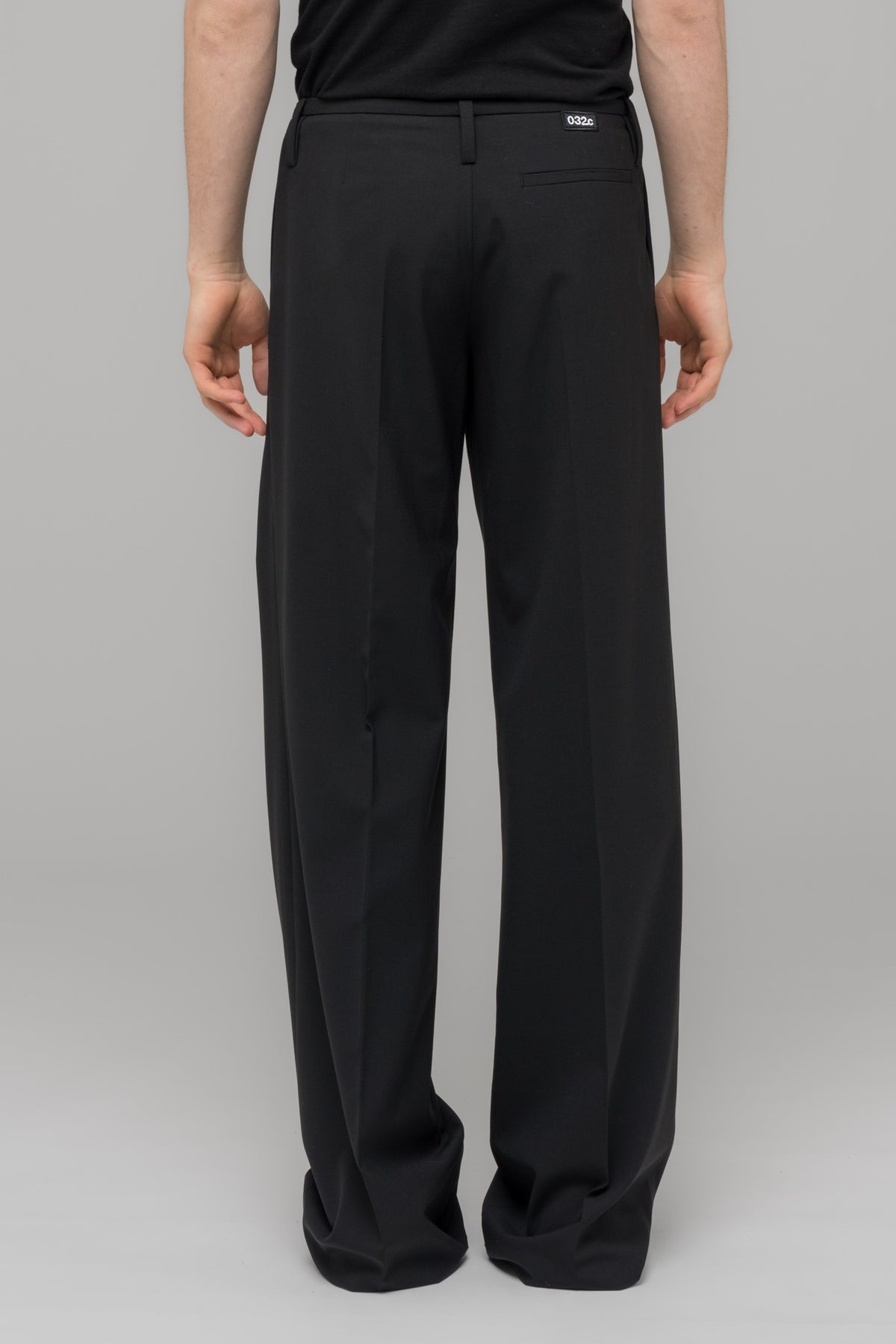 WIDE LEG SUIT TROUSSERS