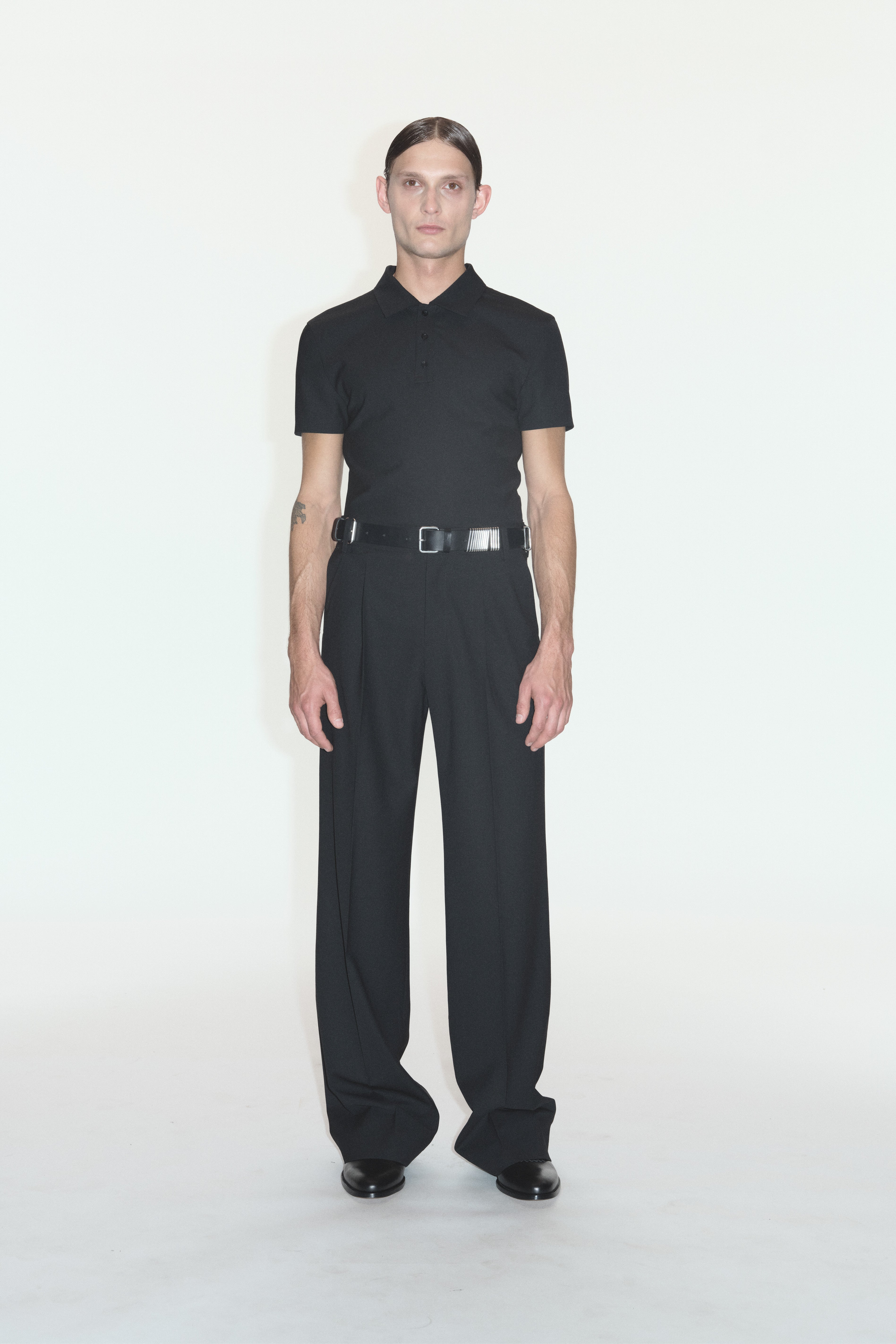 WIDE LEG SUIT TROUSERS