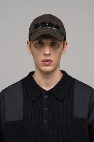 DISTRESSED LOGO CAP