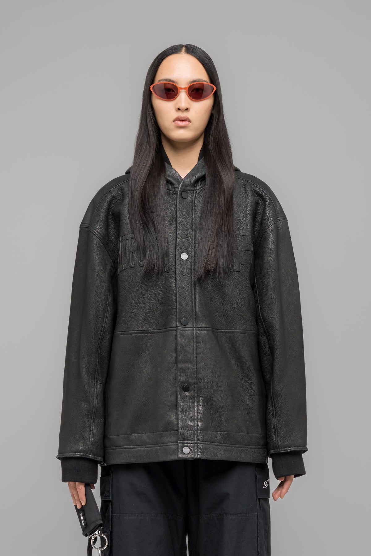 LEATHER COACH JACKET