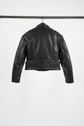 "HIPPOLYTA" GUARDED LEATHER BIKER JACKET