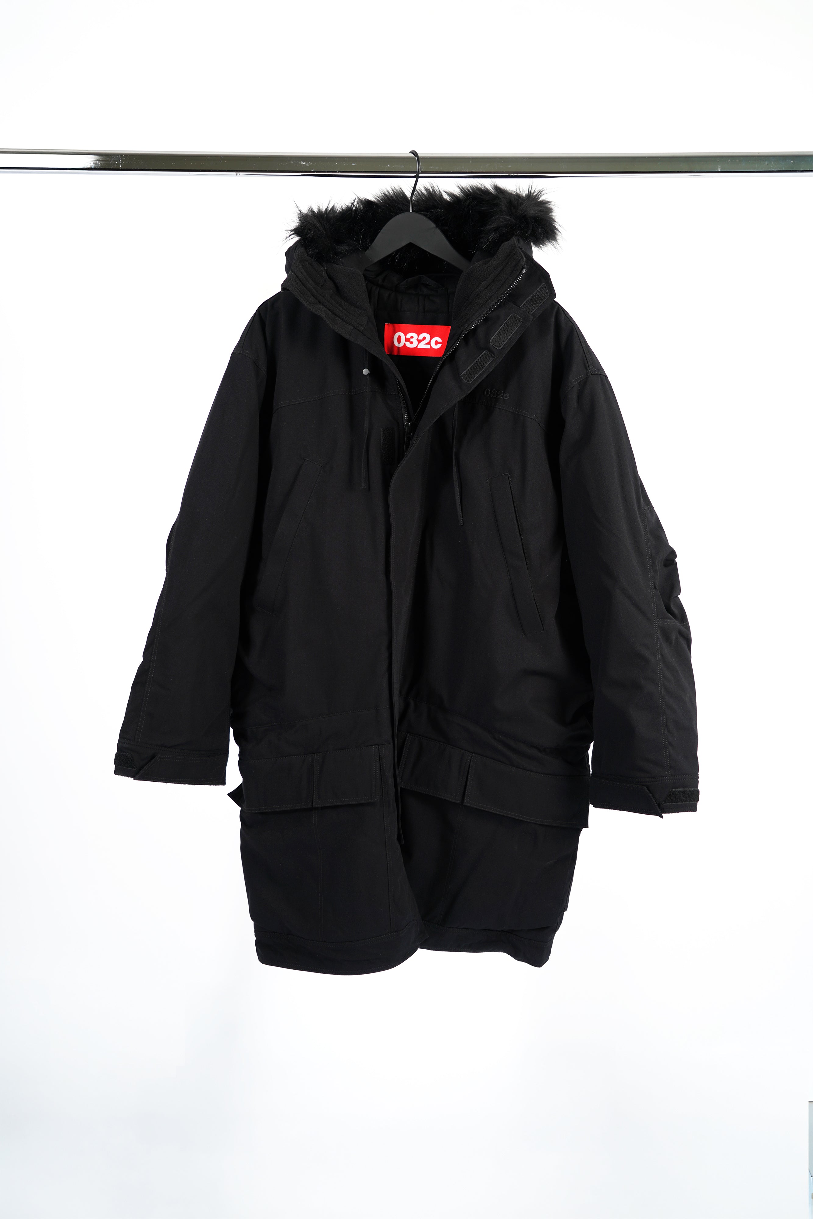 "OSL2BER" DROPPED WAIST PARKA