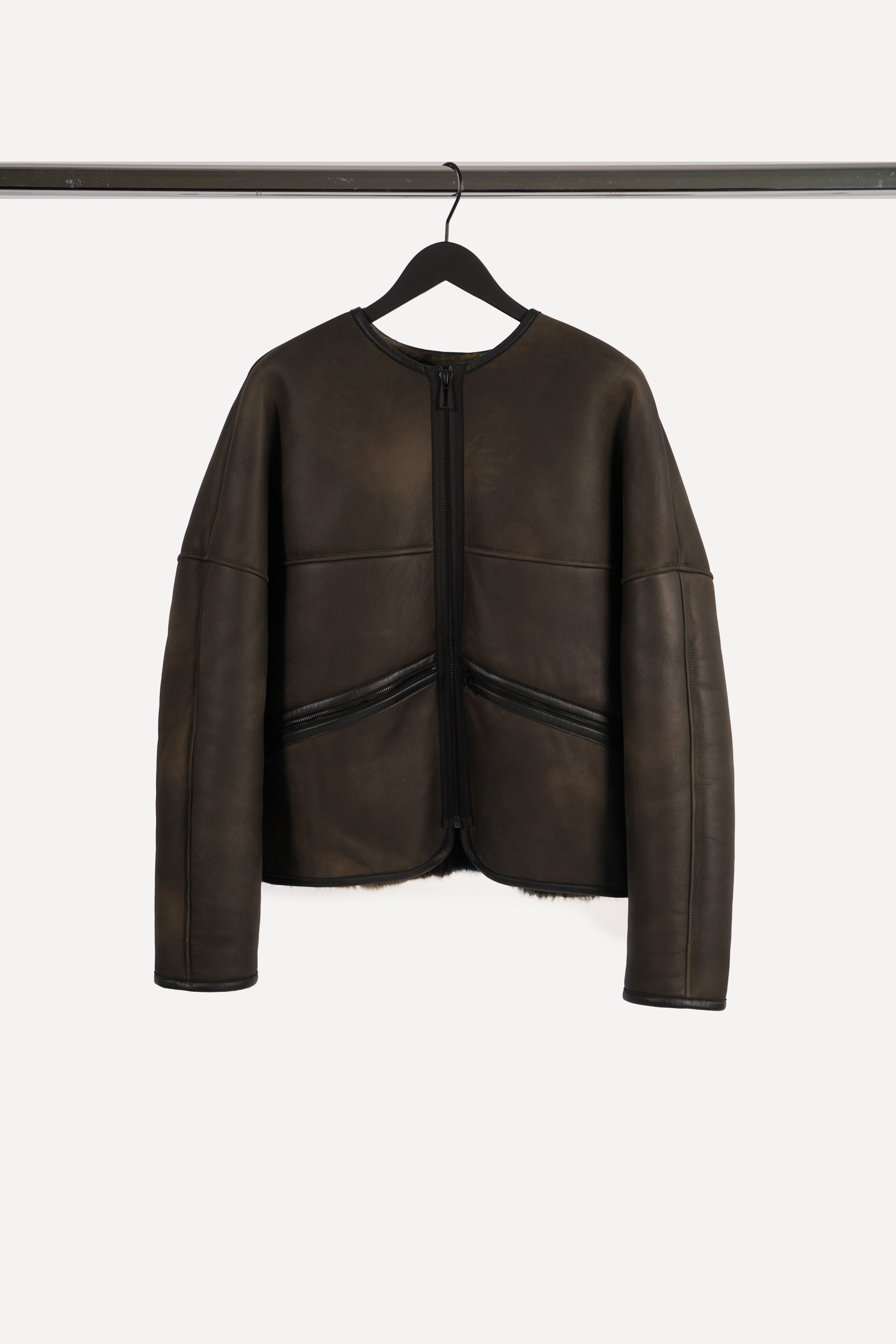 "BUTTERY" SHEARLING JACKET