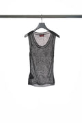 "FRACTURED" SLEEVELESS TOP