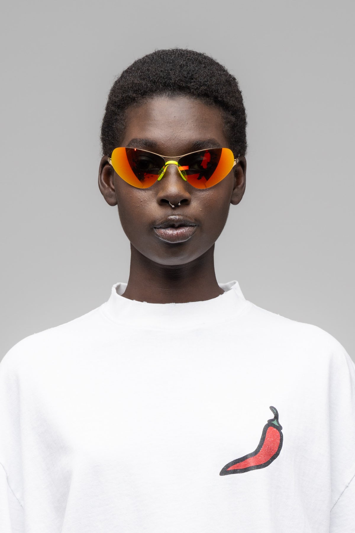 MYKITA | 032c ALPINE Sunglasses Orange Flash