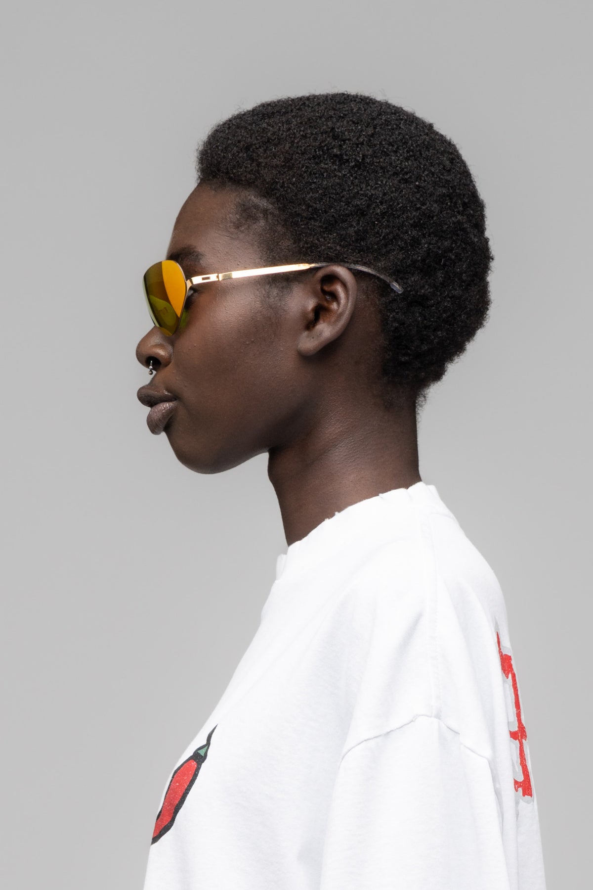 MYKITA | 032c ALPINE Sunglasses Orange Flash