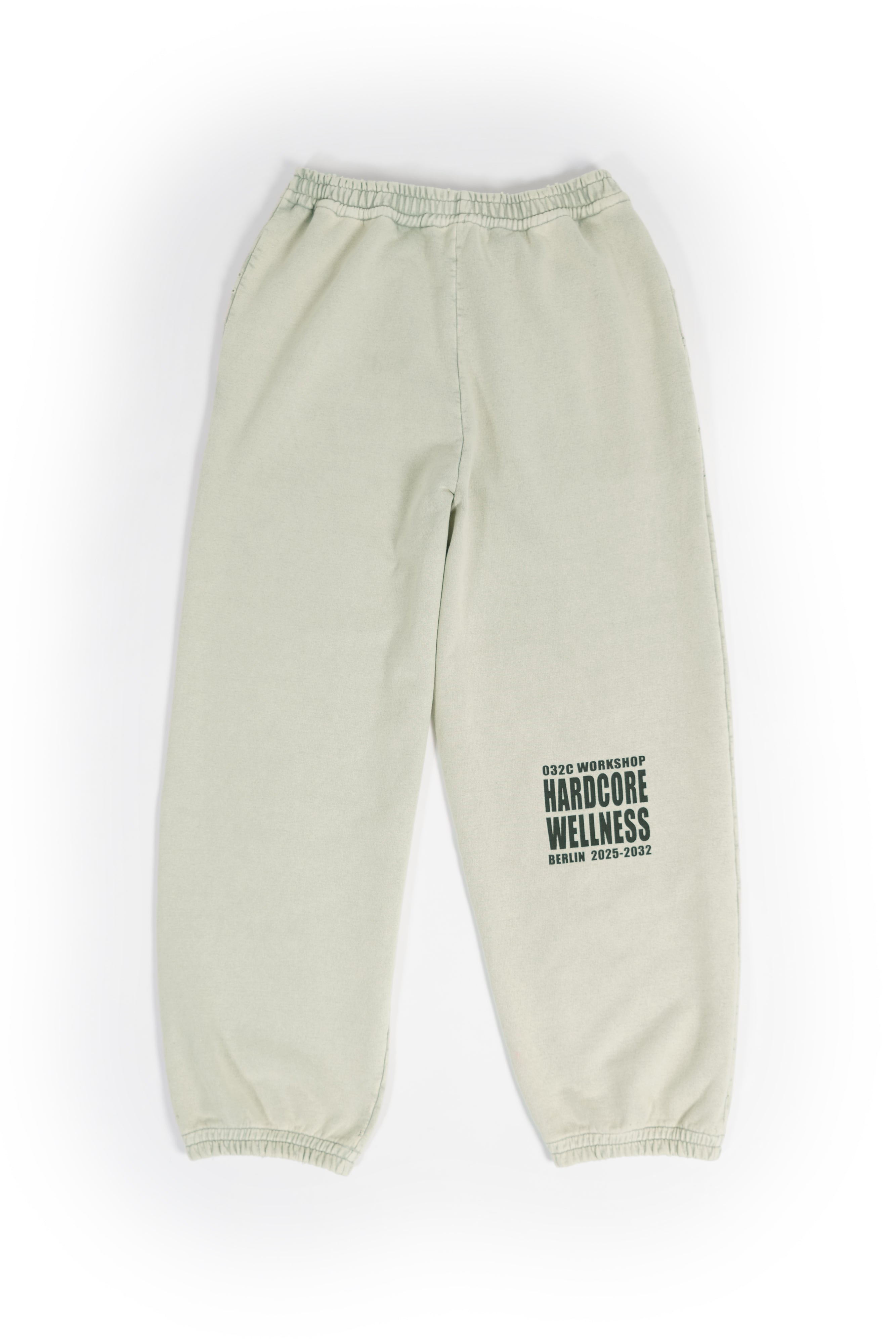 "HARDCORE WELLNESS" OVERSIZED SWEATPANTS - 032c