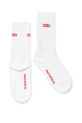 "REMOVE BEFORE SEX" SOCKS WHITE/RED