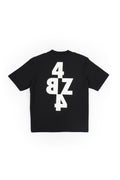 “4BZ4” V-NECK T-SHIRT BLACK