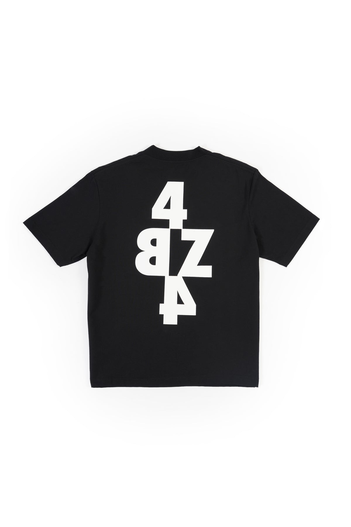 “4BZ4” V-NECK T-SHIRT BLACK