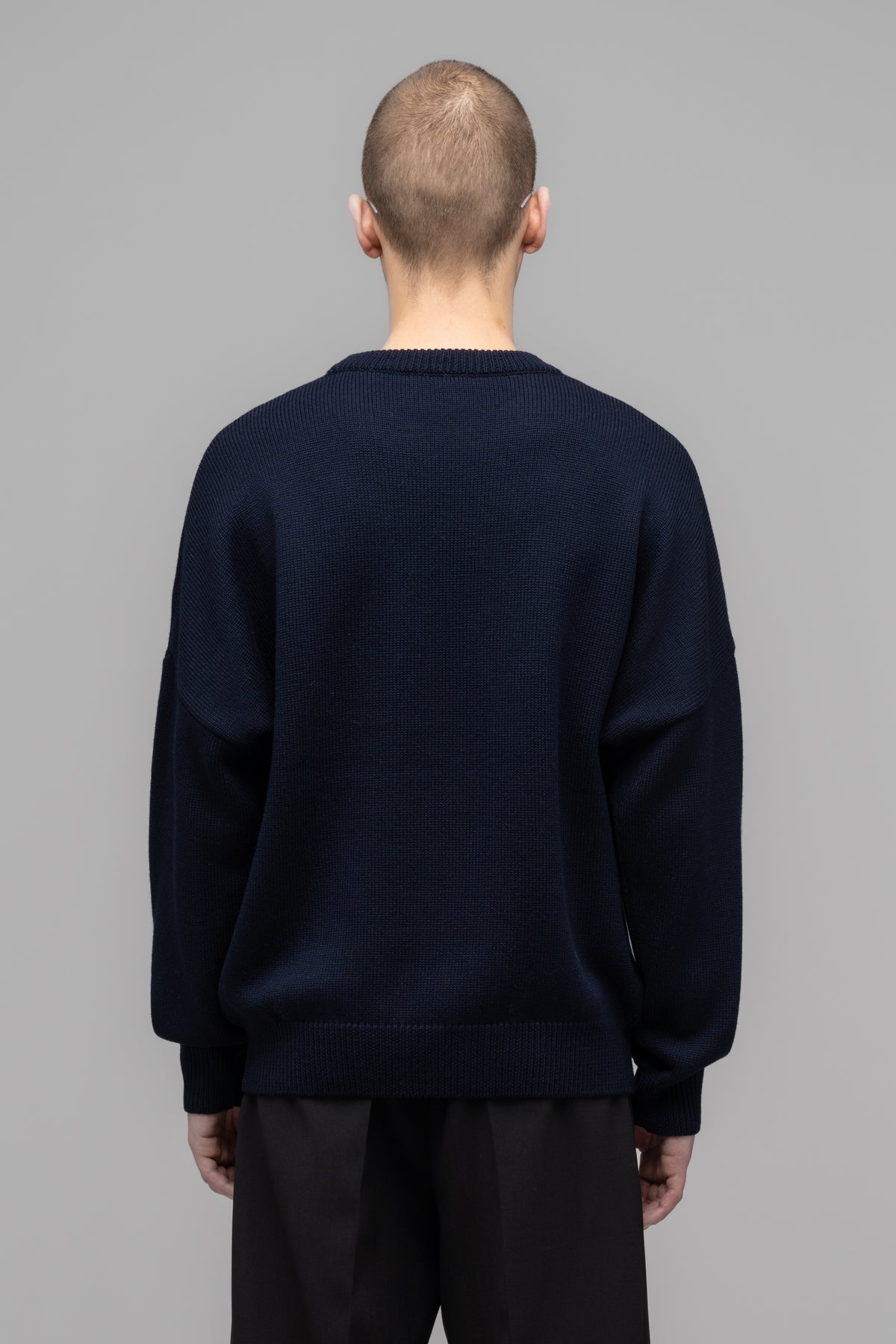 "SELFIE" SWEATER DARK BLUE