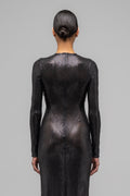 "IRENE" SEQUINNED EVENING DRESS
