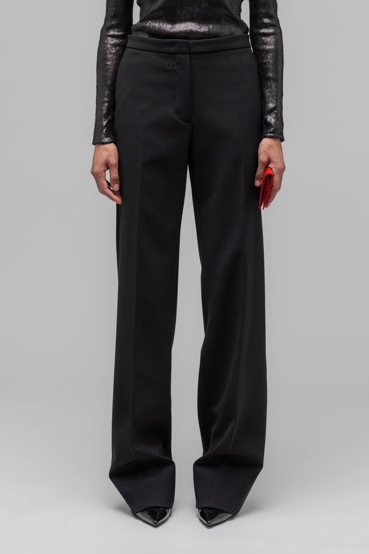 "PORTRAIT" LOOSE CUT SUIT TROUSERS