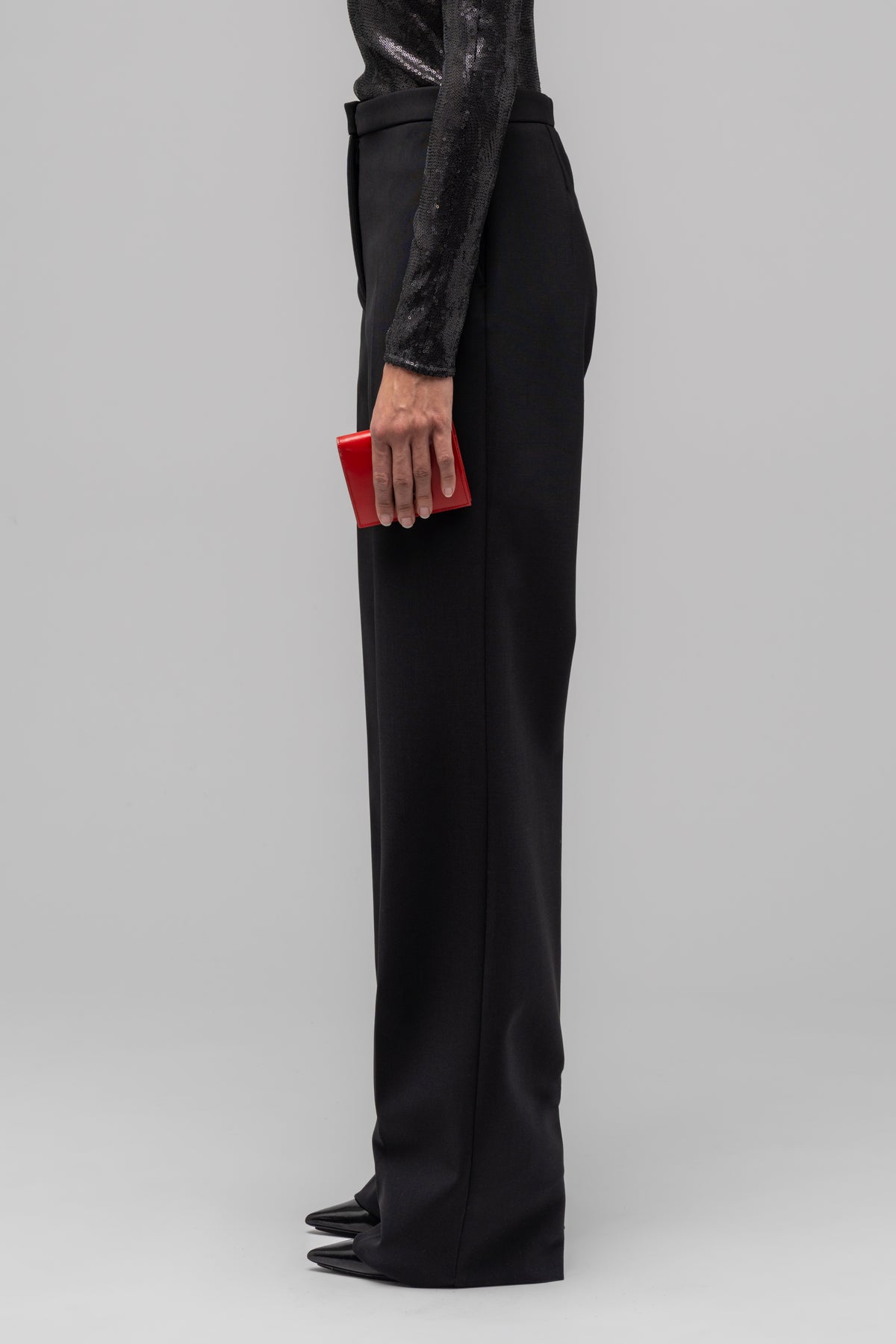 "PORTRAIT" LOOSE CUT SUIT TROUSERS