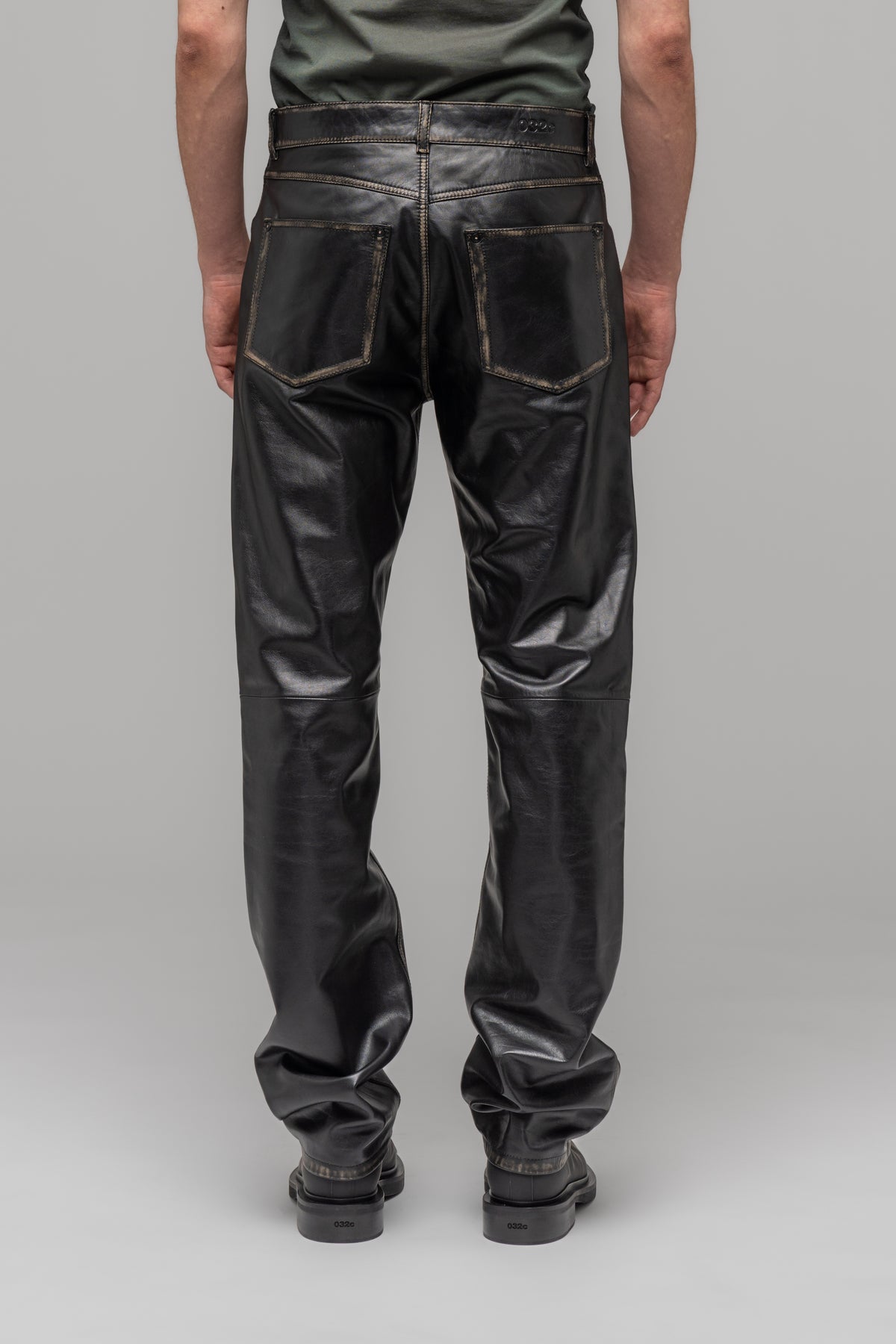 "UMA" LEATHER TROUSERS