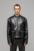 "UMA" LEATHER BIKER JACKET