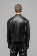 "UMA" LEATHER BIKER JACKET