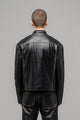 "UMA" LEATHER BIKER JACKET