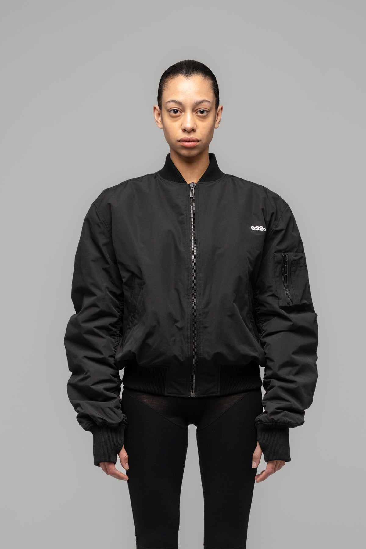 032c Black Utility Bomber Jacket 032c UTILITY JACKET UNISEX Bomber
