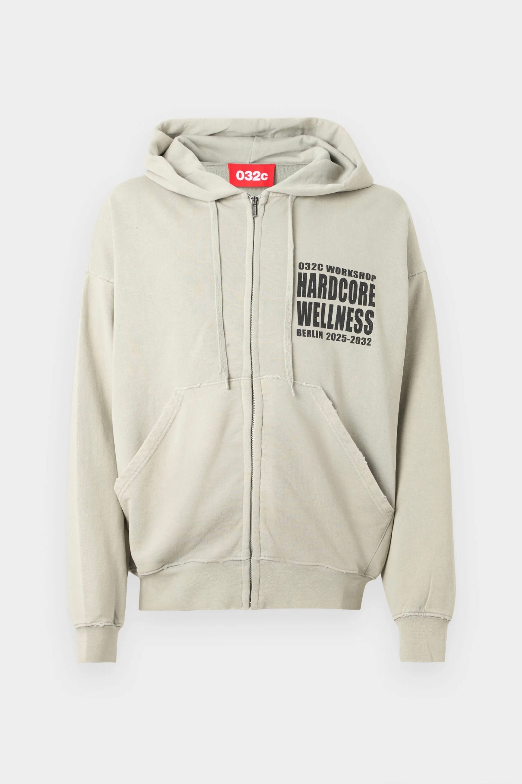 "HARDCORE WELLNESS" ZIP-UP