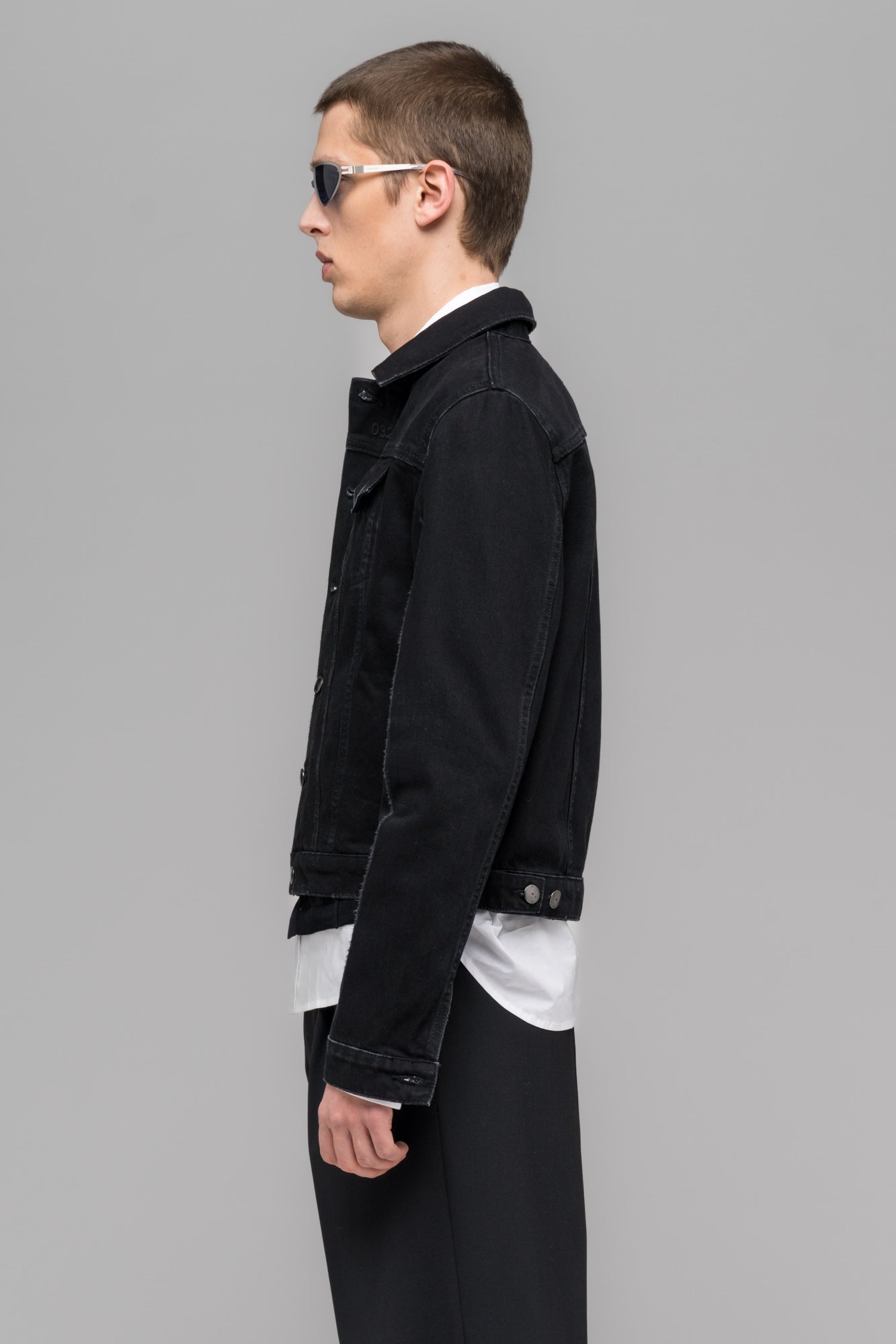 "DOWN TO EARTH" BOXY DENIM JACKET