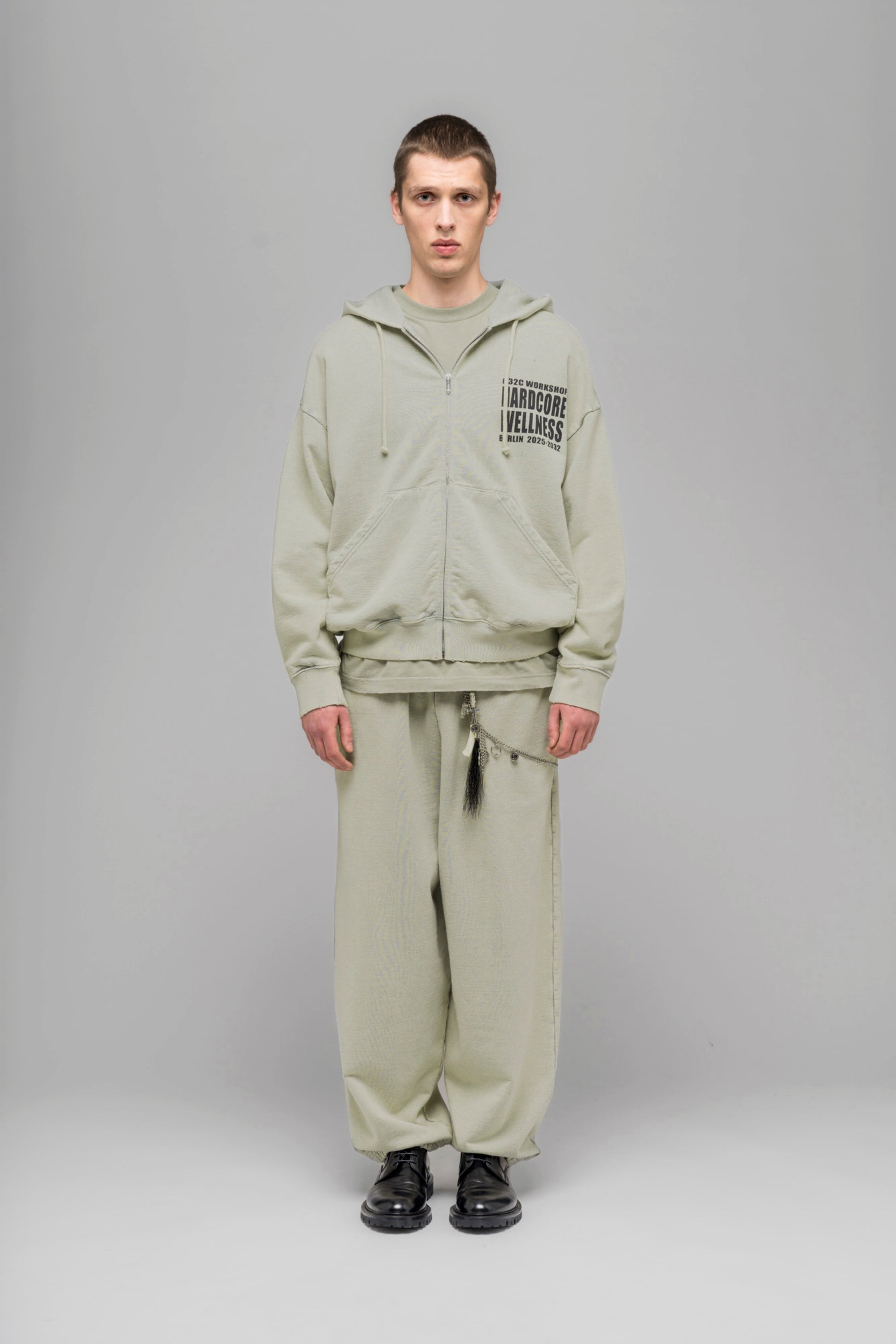 "HARDCORE WELLNESS" ZIP-UP