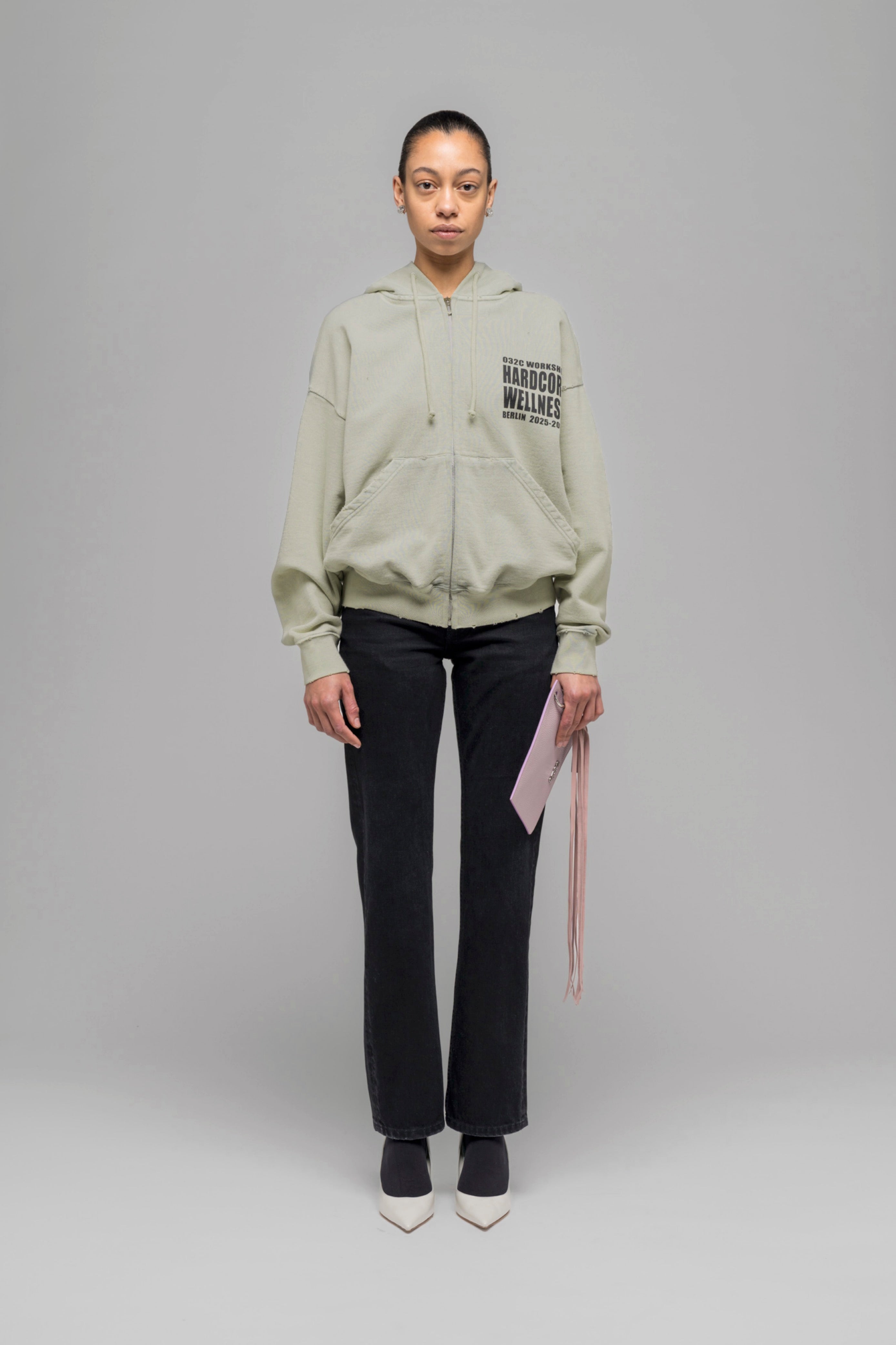 "HARDCORE WELLNESS" ZIP-UP