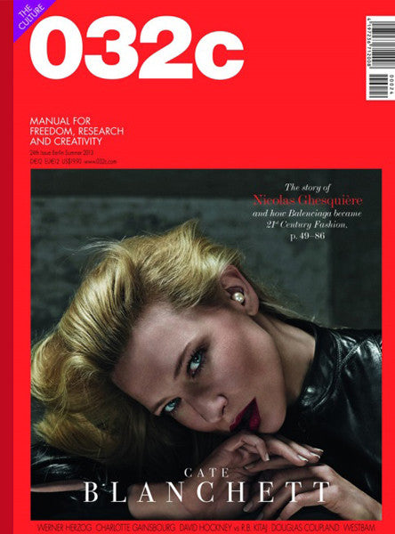 Issue #24 — Summer 2013: Nicolas Ghesquière - 032c